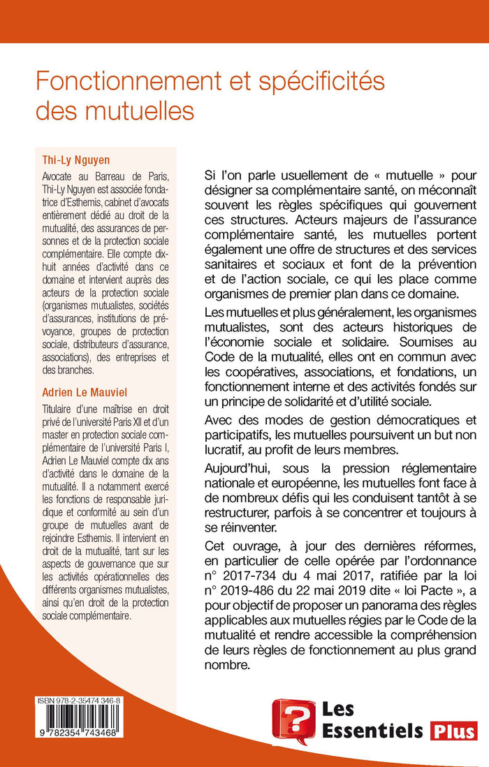 Fonctionnement et spécificités des mutuelles