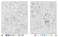 DISNEY - Mes Coloriages magiques Mystères - Spécial Noël