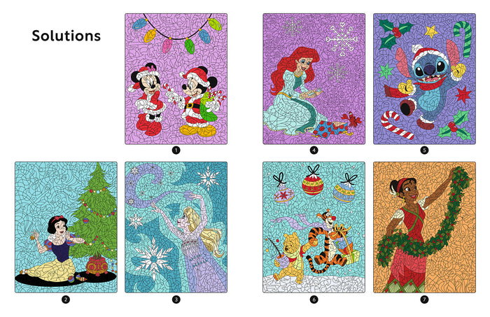 DISNEY - Mes Coloriages magiques Mystères - Spécial Noël