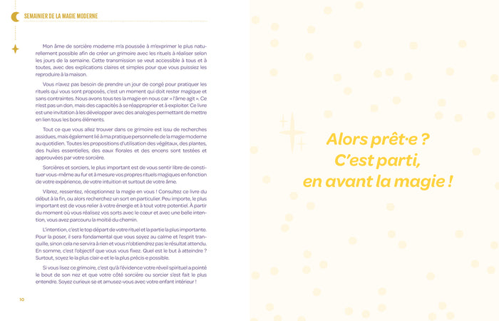 Semainier de magie moderne