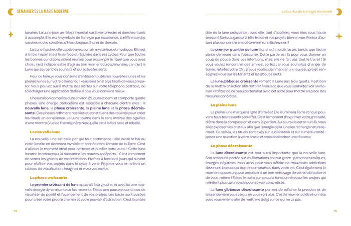 Semainier de magie moderne