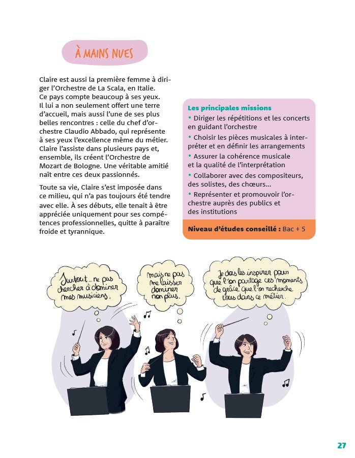 Et toi, tu veux faire quoi plus tard ?