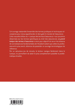 Le grand lexique de l'assurance