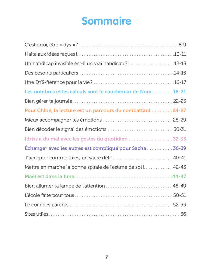 Le petit livre pour bien grandir avec un trouble dys