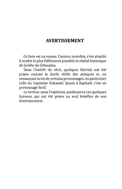 La Bête du Gévaudan réclame justice