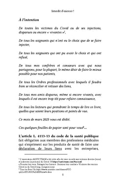 Interdit d'exercer !