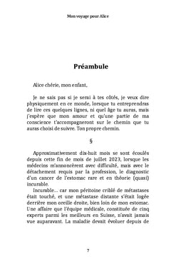 Mon voyage pour Alice