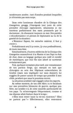 Mon voyage pour Alice