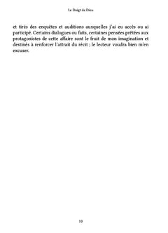 Le doigt de Dieu