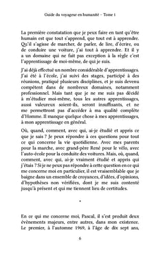Guide du voyageur en humanité - Tome 1