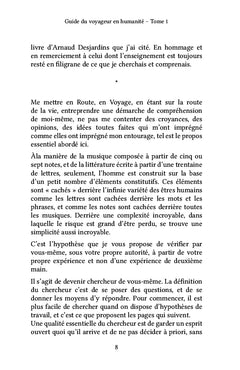 Guide du voyageur en humanité - Tome 1