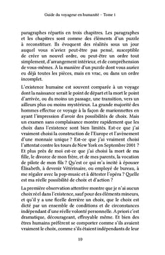Guide du voyageur en humanité - Tome 1