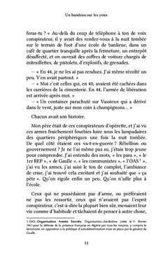 Un bandeau sur les yeux