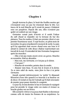 Le goût du pain