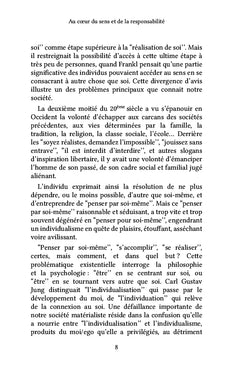 Au coeur du sens et de la responsabilité