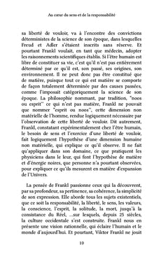 Au coeur du sens et de la responsabilité