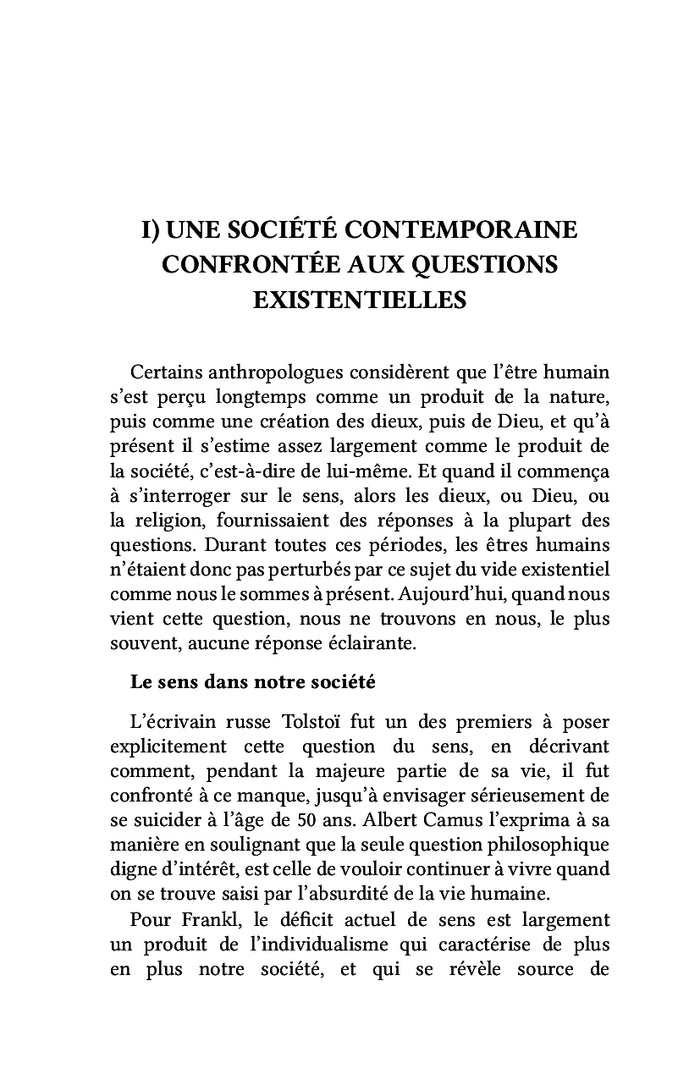 Au coeur du sens et de la responsabilité