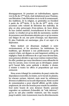 Au coeur du sens et de la responsabilité