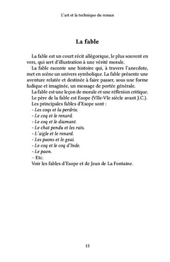 L'art et la technique du roman