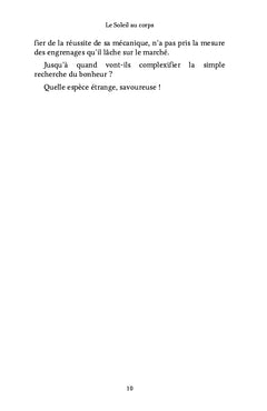 Le Soleil au corps