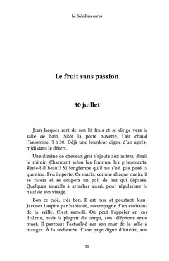 Le Soleil au corps