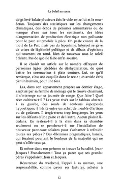 Le Soleil au corps