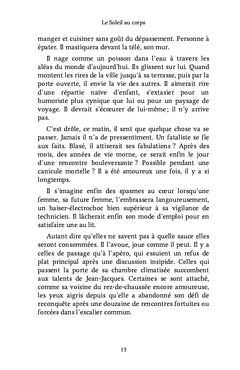 Le Soleil au corps