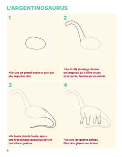 Simplissime - Le livre pour dessiner les dinosaures le + facile du monde