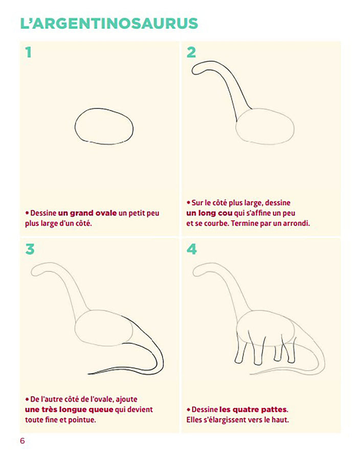 Simplissime - Le livre pour dessiner les dinosaures le + facile du monde
