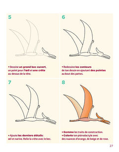 Simplissime - Le livre pour dessiner les dinosaures le + facile du monde