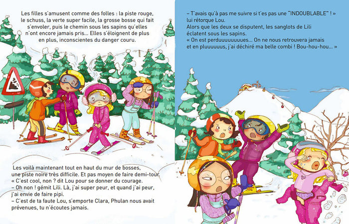 Les coquinettes en classe de neige