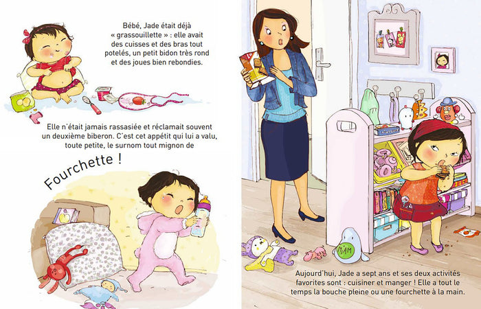 Jade, la gourmande des Coquinettes