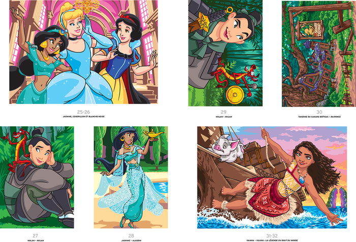 Coloriages mystères Disney - Princesses Tome 2