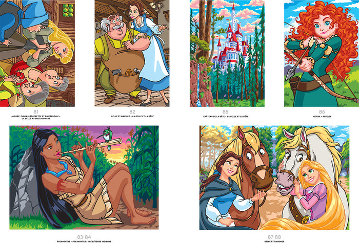 Coloriages mystères Disney - Princesses Tome 2