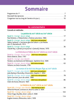 Annales Objectif BAC 2026 - Français 1re générale - sujets et corrigés