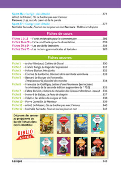 Annales Objectif BAC 2026 - Français 1re générale - sujets et corrigés