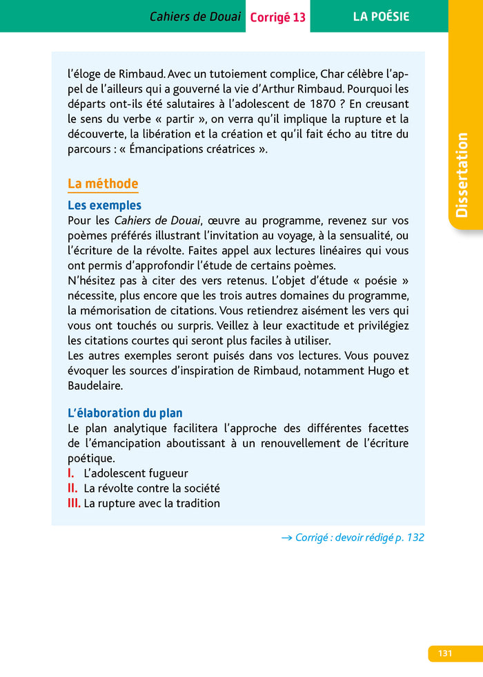 Annales Objectif BAC 2026 - Français 1re générale - sujets et corrigés