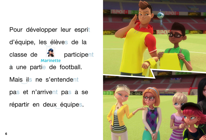 Miraculous Première lecture CP niveau 2 - Tournoi de foot maudit