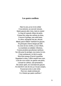 Dans l'antre de mon passé