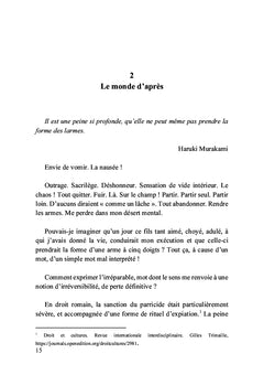 Les cicatrices du silence