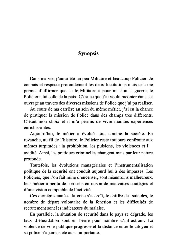 Comment j'ai gardé la paix ?