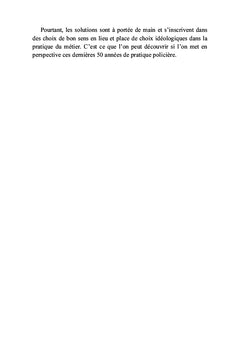 Comment j'ai gardé la paix ?