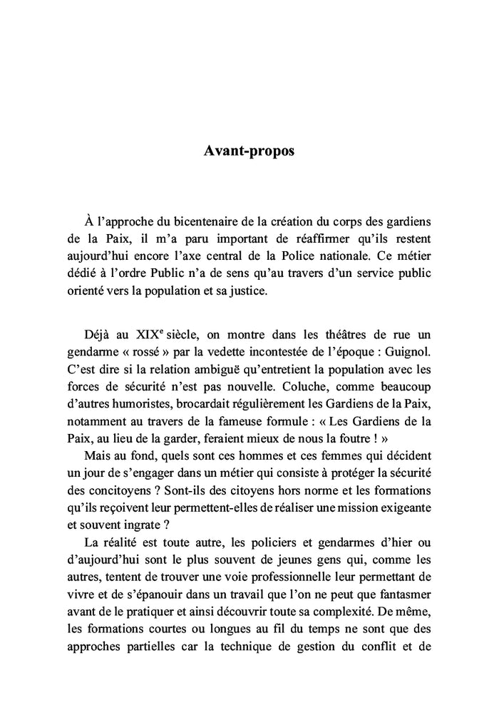 Comment j'ai gardé la paix ?