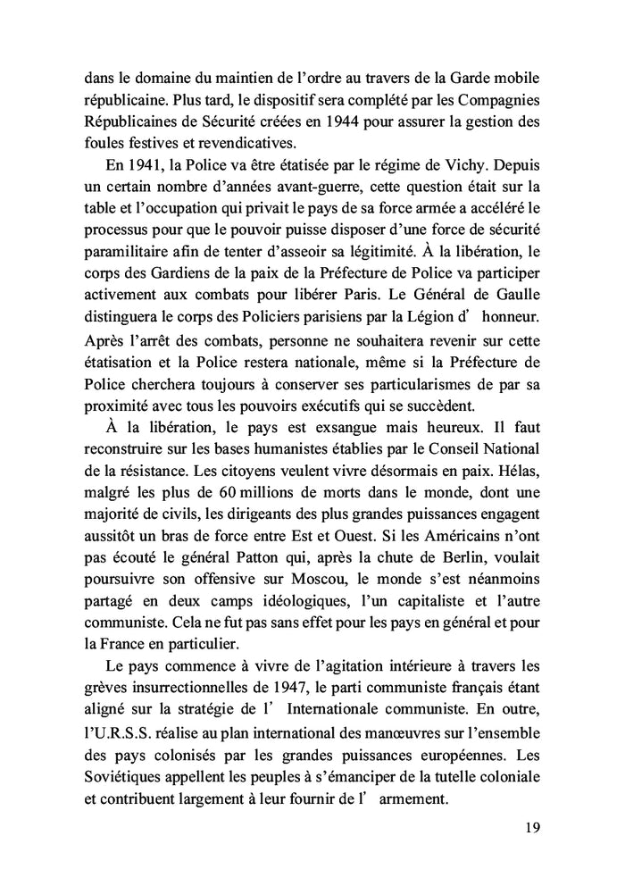 Comment j'ai gardé la paix ?