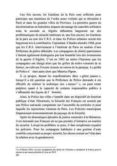 Comment j'ai gardé la paix ?