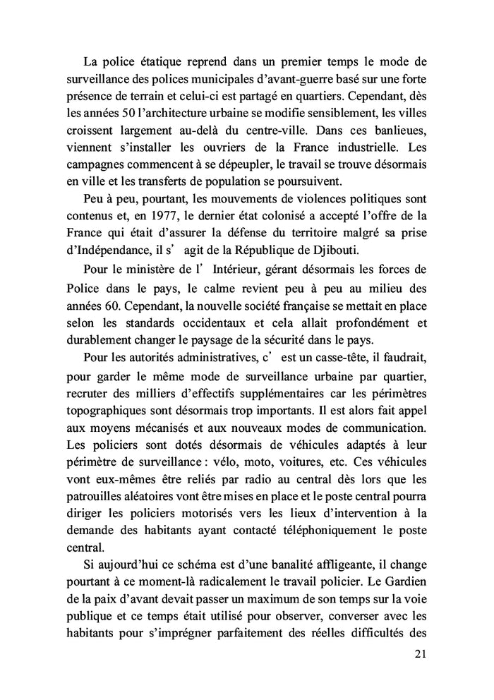 Comment j'ai gardé la paix ?