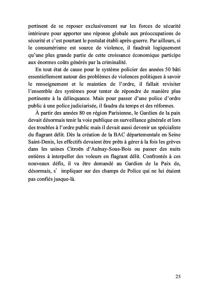 Comment j'ai gardé la paix ?