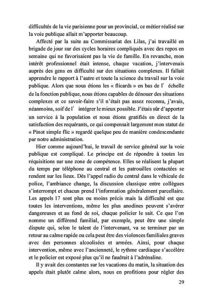 Comment j'ai gardé la paix ?