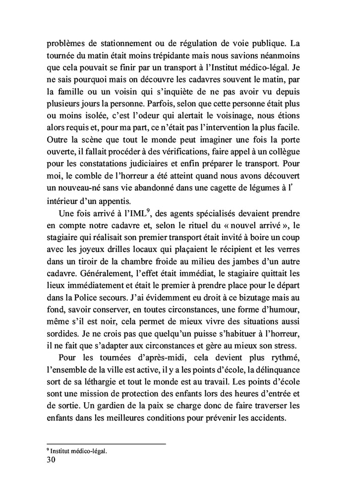 Comment j'ai gardé la paix ?