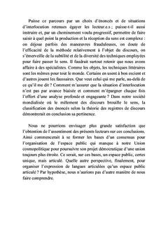 Qu'est-ce qu'un argument ?